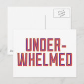 Onderbezet horizontaal briefkaart (Voorkant / Achterkant)