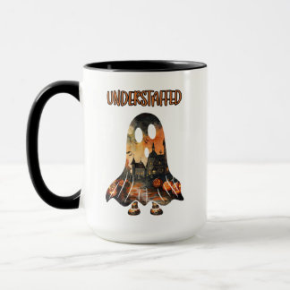Onderbezette Humor Sarcastic Halloween Ghost Mok