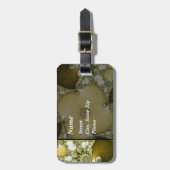 Onderbloem Fractal Bagagelabel (Voorkant verticaal)