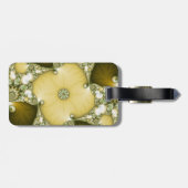 Onderbloem Fractal Bagagelabel (Achterkant horizontaal)