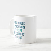 Onderbreek de zin koffiemok (Voorkant links)