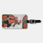 Onderbreek geen Geld Ochtend Koffie Thee Tijd Bagagelabel (Voorkant horizontaal)