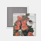 Onderbreek geen Geld Ochtend Koffie Thee Tijd Magneet (Voorkant / Achterkant)