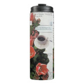 Onderbreek geen Geld Ochtend Koffie Thee Tijd Thermosbeker (Voorkant)