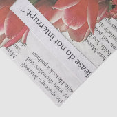 Onderbreek geen Geld Ochtend Koffie Thee Tijd Tissuepapier (Detail)