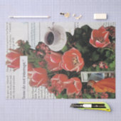 Onderbreek geen Geld Ochtend Koffie Thee Tijd Tissuepapier (Craft)