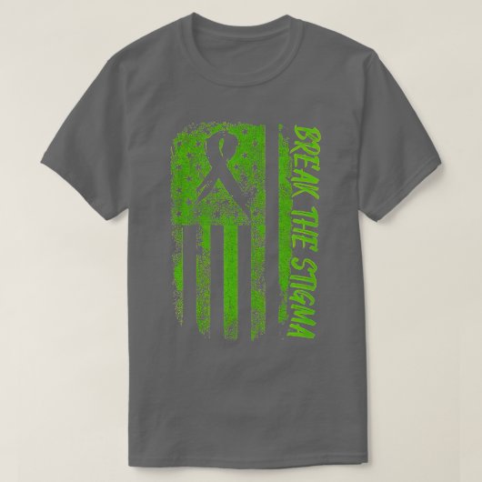 Onderbreek het bewustzijn van de psychische gezond t-shirt (Design voorkant)