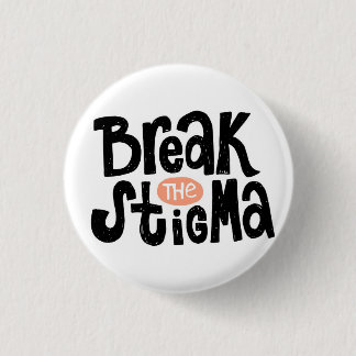 Onderbreek het stigma ronde button 3,2 cm