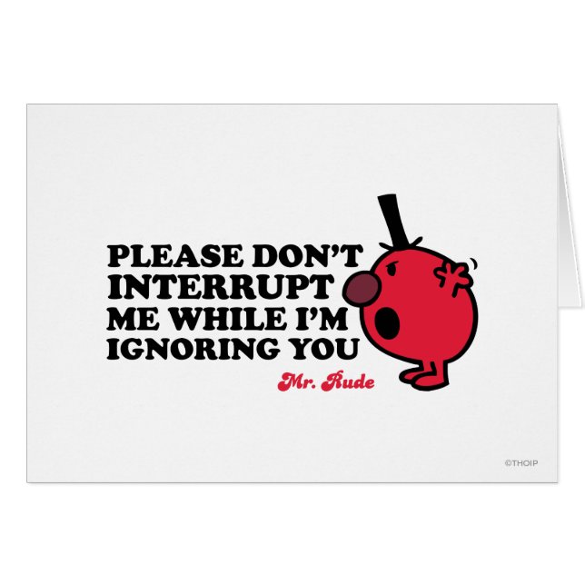 Onderbreek meneer Rude niet (Voorkant Horizontaal)