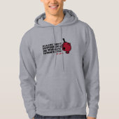 Onderbreek meneer Rude niet Hoodie (Voorkant)
