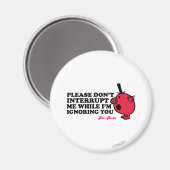 Onderbreek meneer Rude niet Magneet (Voorkant / Achterkant)