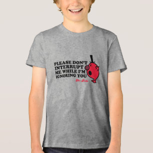 Onderbreek meneer Rude niet Tri-Blend Shirt