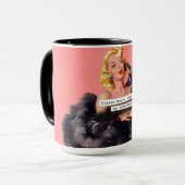 Onderbreek mijn bewustzijn niet mok (Voorkant links)