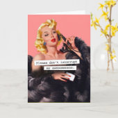 Onderbreek mijn verjaardag niet kaart (Gele Bloem)