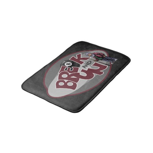 Onderbreken en rennen badmat (Gekanteld)