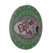 Onderbreken en rennen dartbord (Voorkant Links)