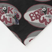 Onderbreken en rennen fleece deken (Hoek)