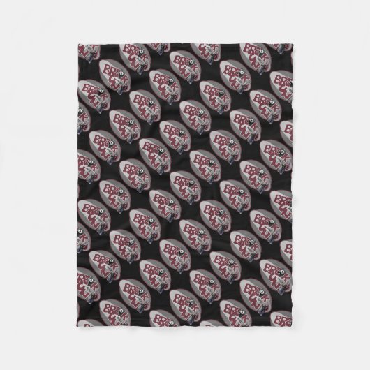 Onderbreken en rennen fleece deken (Voorkant)