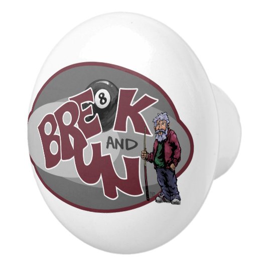 Onderbreken en rennen keramische knop (Rechts)