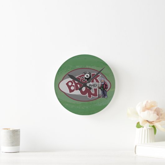 Onderbreken en rennen ronde klok (Huis)