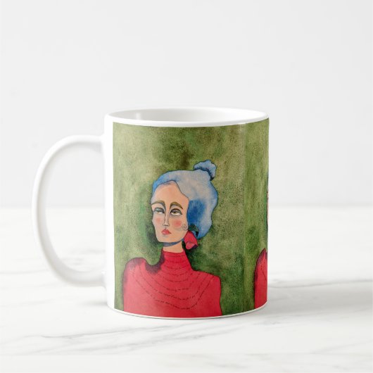 "Onderbroken" Koffiemok (Links)