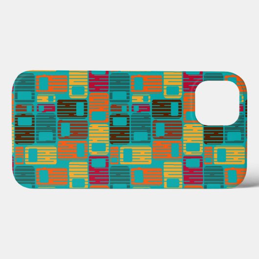 Onderbroken Rechthoeken Case-Mate iPhone Case (Achterkant (horizontaal))