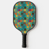 onderbroken rechthoeken pickleball paddle (Achterkant)