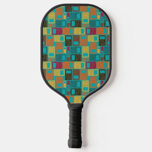 onderbroken rechthoeken pickleball paddle (Achterkant)