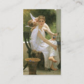 Onderbroken werk van William Adolphe Bouguereau Visitekaartje (Achterkant)