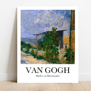 Onderdak op Montmartre door Vincent Van Gogh Poster