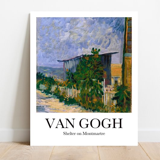 Onderdak op Montmartre door Vincent Van Gogh Poster