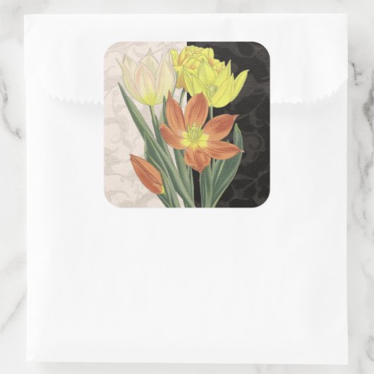 Onderdeel II Vierkante Sticker (Tas)