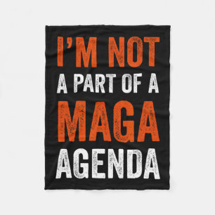 Onderdeel van een Maga Agenda Fleece Deken