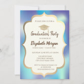 Onderdeel van holografisch blauw Afstuderen met st Kaart (Voorkant)