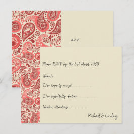 Onderdeel van Liefdesbrieven Paisley Roos Collecti Briefkaart