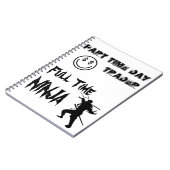Onderdeeltijdse handelaar voltijds Ninja Notitieboek (Linkerzijde)