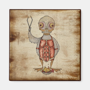 Onderdek BBQ Duck Magnet