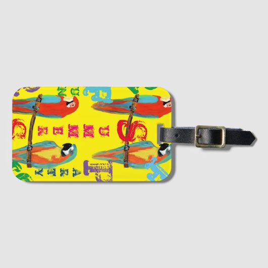 ONDERDELEN BAGAGELABEL (Voorkant (horizontaal))