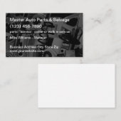 Onderdelen en reparatie van auto's visitekaartje (Voorkant / Achterkant)