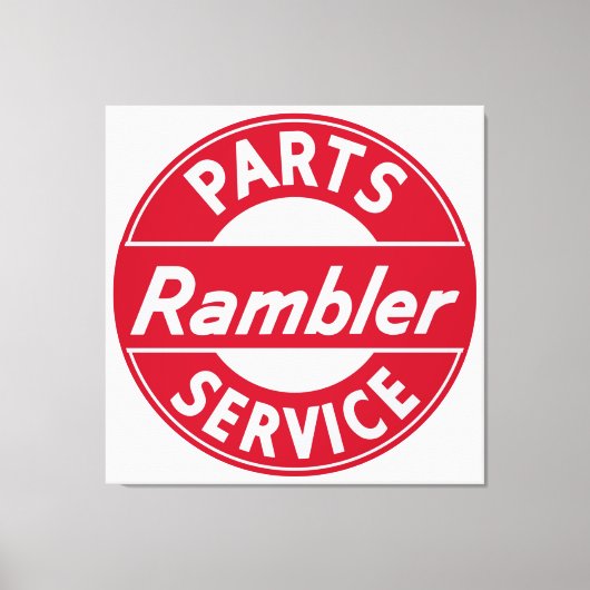 Onderdelen en serviceteken voor Rambler Canvas Afdruk (Voorkant)