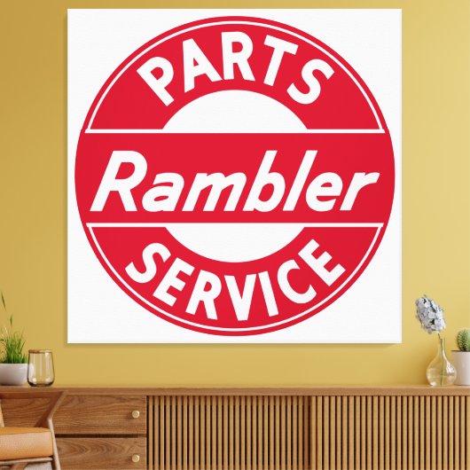 Onderdelen en serviceteken voor Rambler Canvas Afdruk (Insitu (Woonkamer))