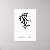 Onderdelen van een personage 20 x 30 canvas afdruk (Voorkant)