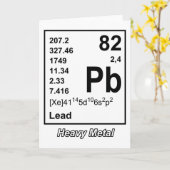 Onderdelen van Heavy Metal Wenskaart Kaart (Gele Bloem)