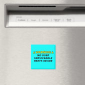 Onderdelen Waarschuwing Grappige Magneet Humor (Insitu (Vaatwasser))