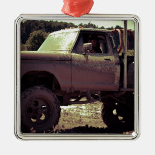Onderdompelen 4x4 Truck Metalen Ornament