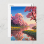 Onderdompelen in de Vrede en Schoonheid Briefkaart (Voorkant / Achterkant)