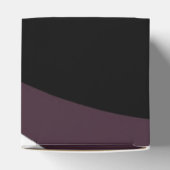 Onderdompeling: Abstract Zwart, Wit, Paars & Groen Bedankdoosjes (Bovenkant)