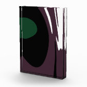 Onderdompeling: Abstract Zwart, Wit, Paarse & Groe Fotoblokken (Rechts)