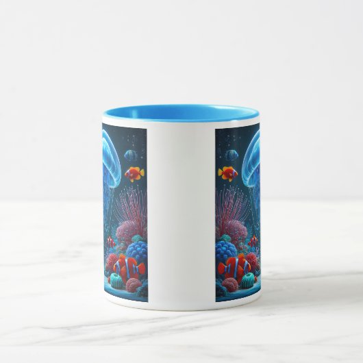 Onderdompeling in de zeebodem. mok (Midden)