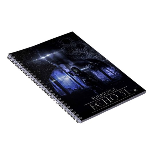 Onderdompeling Poster-notitieblok Notitieboek (Rechterzijde)